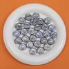 Plata Antigua Gris Perforada Luna Fría Galvanizada Agujero Recto Cuentas Sueltas Cuentas Checas DIY Cadena para Teléfono