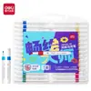 Marcador Deli Hm166 Acrílico con Cuerpo Redondo, Bolígrafo de Color a Base de Agua, Colores Apilables, No Transparente, Impermeable, DIY para Niños