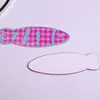 Desenho Animado Fofo Peixe Xadrez Patch de Acrílico DIY Acessórios de Cabelo Adorno de Cabeça Presilha Lateral Pente de Cabelo Pinos de Cabelo Acessórios de Joias
