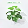 12 Plantas Verdes ArtificialesPlantas Verdes Simuladas, Plantas Falsas en Maceta para Decoración de Sala de Estar Interior, Plástico Pequeña Planta Bonsái Paisajismo