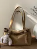 Bolso Tote Coreano de Gran Capacidad Transfronterizo para Mujer 2025 Otoño e Invierno Nuevo Bolso de Moda Versátil Bolso Retro de Hombro o Axila