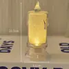 Lámpara de Vela Mini Romántica Luz Cálida Artificial Creativa Dormitorio Mesita de Noche Luz Nocturna Portátil Atmósfera Pequeños Adornos Decoración