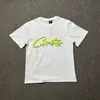 Serie de camisetas de moda de alta calidad para la calle, de manga corta, con estampado de logo de letras, cuello redondo, unisex, al por mayor para comercio exterior