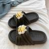 Lindas Pantuflas de Verano para Dormitorio de Estudiantes, Pantuflas Suaves para Interiores de Dormitorio, Base Suave para Baño, Eva Antideslizantes y Sin Olor, Pantuflas para Pies de Mujer