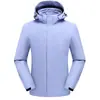 Jaqueta Unisex Três em Um com Forro Interno Removível, Casaco de Manga Longa, À Prova de Vento, Impermeável, Roupa de Trabalho Quente com Estampa