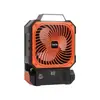 Novo Ventilador Elétrico Solar para Camping ao Ar Livre Super Longa Duração de Bateria Doméstico Vento Forte Portátil Pequeno Ventilador