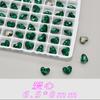 Lote Misto K9 de Diamante para Unha de Formato Especial Esmeralda de Alta Qualidade Fundo Pontiagudo Diamante Lote Inteiro Brilhante Diamante Grande Vidro Diamante para Unha