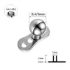 Base de Uña Básica Implantable de Aleación de Titanio G23, Clavo Óseo Implantable, Clavo de Clavícula, Uña Invisible de Titanio F136, Clavo Implantable Subcutáneo para el Cuerpo Humano