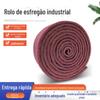 Rolo de pano de limpeza de esmeril industrial personalizado, pano de limpeza de jateamento de areia, pano de limpeza de desferrugem, pano escovado de criptografia, pano de náilon grosso