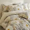 Nuevo Producto Otoño/Invierno 2026: Juego Ecológico de Cuatro Piezas de Algodón Cepillado, Juego de Tres Piezas Estilo Sábana para Cama de 1.2m, Manning