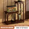 Estante para Flores Chino Sala de Estar de Pie Estante de Almacenamiento Balcón Mesa para Flores de Madera Maciza 2025 Nuevo Estante para Macetas Interior Multicapa