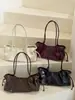 Bolsa Casual de Grande Capacidade 2026 Novo Modelo de Verão para Estudantes Universitários, Bolsa de Ombro Relaxada e Estilosa para Aula e Deslocamento