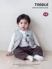 Chaleco de invierno para niños 90% plumón, chaleco corto de plumón de pato estilo coreano para niños, ropa exterior infantil chaleco cálido