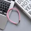 Pulseira Lanyard para Celular Nova Corda de Couro PU Corrente de Mão Pingente para Celular Corrente para Copo d'Água Corrente para Celular Joia Presente