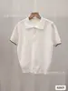 Camisa polo de malha simples e de luxo leve para meninas, de alta qualidade, elegante, fina, para o verão, camiseta de malha feminina de manga curta de luxo