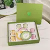 Transfronterizo Nórdico Simple Estilo Lujo Ligero Borde Dorado Porcelana de Hueso Juego de 12 Tazas y Platillos para Espresso Combinación Caja de Regalo Venta al por Mayor