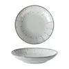 Louças de Cerâmica Personalizadas, Estilo Minimalista Moderno, Prato Raso Plano para Bife Estilo Ocidental, Jogo de Mesa de Luxo para Hotel e Restaurante, Tigelas e Pratos de Cerâmica