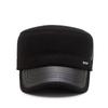 Gorro de Lana Cálido a Prueba de Viento con Protección para las Orejas para Personas Mayores, Sombrero Redondo de Ala Ancha para Hombre para Otoño e Invierno, A Prueba de Frío