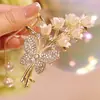 Oferta Especial Transfronteiriça Moda Acessórios de Cabelo Coque Grampo de Cabelo Presilha de Tubarão Presilha com Strass Acessório de Cabelo em Formato de Coração Gravata Borboleta Grampo de Cabelo para Menina