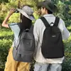 Mochila para Estudiante Universitario Hombre Mochila de Lona Estilo Japonés Ins Simple Gran Capacidad Bolsa de Viaje Mochila para Estudiante de Secundaria y Preparatoria