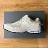Zapatos Putian Puros Originales Serie Nb2002R Gris Yuanzu para Hombres y Mujeres Retro Casual Deportivos Puros Originales Transpirables Zapatos de Papá