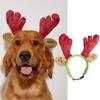Natal nova moda clássico vermelho verde chifres luzes coloridas bola de pêlo estrela cão gato headband cocar