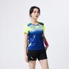 Novo Traje de Badminton Primavera e Verão Masculino e Feminino Manga Curta Calça Saia Secagem Rápida Roupas Ar Vôlei Tênis Tênis de Mesa Conjunto de Uniforme de Equipe