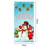 Camino de mesa de lino con diseño de dibujos animados de Papá Noel, Mantel para mesa de centro, Mantel decorativo para mesa de comedor, Venta al por mayor para mesa de sala de estar en Navidad