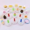 Serie de Juguetes de Comida Mini Molde de Silicona Nariz Pequeña Pegamento de Crema DIY Molde para Funda de Teléfono Móvil Accesorios para Pasador Molde para Hornear