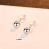 PAG &amp; MAG Pendientes de plata esterlina Pendientes de plata S925 Pendientes simples, mini, lindos, pequeños y frescos al por mayor
