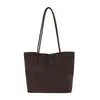 Bolso de hombro para mujer con patrón tejido retro de nicho, nuevo y moderno para el otoño de 2026, de gran capacidad, para el trabajo y los desplazamientos