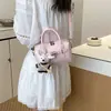 Bolso de Mano Boston Tipo Almohada con Textura de Lichi de Gama Alta para Mujer 2026 Primavera Nuevo de Moda Versátil Bolso Cruzado de Lujo Ligero