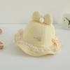 Sombrero de Bebé Primavera y Otoño 2025 Sombrero de Pescador para Bebé Niña Lindo Super Lindo Flor Estilo Coreano Moderno Princesa Dulce Sombrero de Sol