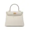 Bolso Kelly de Piel de Vaca de Primera Capa, Piel Genuina, Lujo Ligero, Bolso de Marca para Mujer, Bolso de Mano de Moda para Viajes Diarios, Bolso Versátil de Hombro y Cruzado