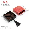 Caixa de Joias Retrô Estilo Chinês com Padrão, Caixa para Pulseiras e Colares, Armazenamento de Pulseiras, Caixa de Presente Criativa, Caixa de Embalagem