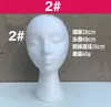 Cos display peluca cabeza de espuma sin rostro modelo maoniang embalaje recorte cabeza de maniquí para peluca cabeza de maniquí modelo de cabeza de maniquí