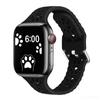 Adequado para Pulseira de Silicone para Apple Watch, Pulseira Apple Watch Geração 1-7 Cor Única Pulseira iWatch