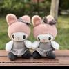 Nueva muñeca de agarre de ocho pulgadas lanzamiento de boda muñeco de peluche muñeca de tela muñeca linda regalo de empuje
