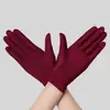 Guantes Delgados de Spandex para Conducir en Primavera y Otoño, Color Sólido Negro y Blanco, Unisex, Transpirables, Adecuados para Etiqueta y Baile, Estilo Verano, Unisex