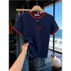 Estilo Popular de Verano: Camiseta de Manga Corta para Mujer con Hombros Normales, Cuello Redondo, Algodón Puro, Bloques de Color, Diseño Único, Top Moderno y de Moda