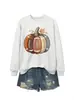 Amazon eBay sitio independiente moda divertida para mujer nuevo rugby calabaza hoja de arce otoño e invierno sudadera camisa de comercio exterior