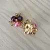 Kit DIY de acessórios de cabelo laço estilo coreano, bolsa de materiais, liga de zinco, Diamante, Pérola, broche flor, acessórios de emblema