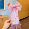 Diadema para niños Pinza para el pelo de niña con lazo de arcoíris trenzado Tocado Cinta para coleta Pinza para el pelo Accesorios para el pelo de niña de primavera y verano