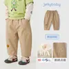 Pantalones de Algodón Puro para Niños Jellybaby 2026 Otoño Nuevos Pantalones Casuales para Bebé Pantalones para Niños Ropa de Otoño para Niñas