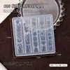 Libro Rojo Explosiones Manicura Molde de Relieve 3D Molde de Silicona Flor de Hielo Dibujos Animados Lazo Cinta Molde Estéreo DIY