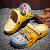 Pantalones de overol nuevos de dibujos animados transfronterizos Zuecos estilo ojo de Minion Sandalias de playa para exteriores Mi Villano Favorito