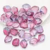 Cuentas de Vidrio de Piedra Cruda Cortada a Mano de Agujero Mediano 12x16 Gradiente Cuentas Sueltas para Manualidades de Bisutería Joyería Hecha a Mano Cadena de Teléfono Llavero Accesorios