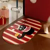 Youli Retro Lujo Ligero Alfombrilla Absorbente de Barro de Diatomeas Puerta de Baño Alfombrilla para Pies de Secado Rápido Alfombrilla para Baño Hogar Alfombrilla para el Hogar