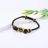 Nuevo Pulsera de Nudo de Silla de Cuerda Tejida a Mano Colorida Caballo al Éxito Pulsera DIY Hecha a Mano Tejida Año del Caballo Adorno de Cuerda de Mano para Pareja