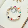 Joyería de cerámica Jingdezhen pulsera de estrella pulsera femenina de estudiante anillo único nuevo regalo suministro para puesto de ventas en vivo